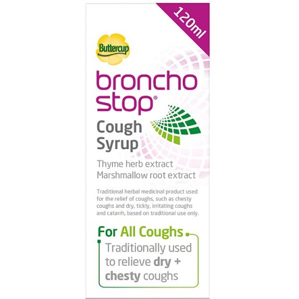Bronchostop Cough Syrup - Relieve Any Type of Cough - 120 ml