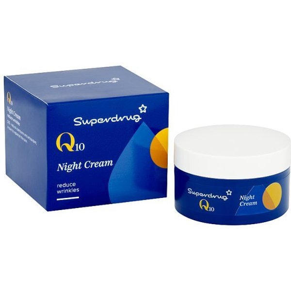 Superdrug Skin Essentials Q10 Anti- Wrinkle Night Cream 50ml