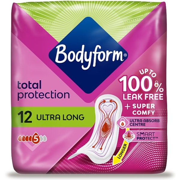 Bodyform Ultra Long Sanitary Towels 12 pack