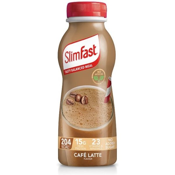 SlimFast Protein Cafe Latte Meal Shake 325ml