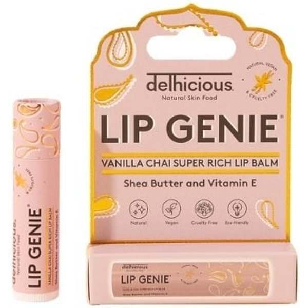 Delhicious Lip Genie Vanilla Chai Super Rich Lip Balm 4.25G