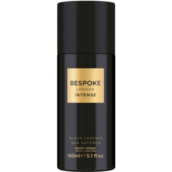 Bespoke Black Leather And Saffron Body Spray 150Ml - Intense