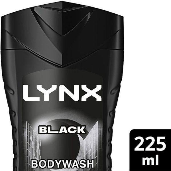 Lynx Bodywash Shower Gel Black 225ml