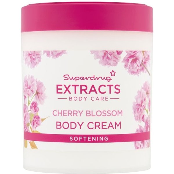 Superdrug Extracts Cherry Blossom Body Cream 475ml