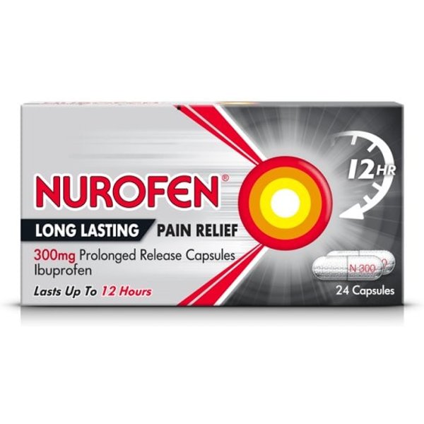 Nurofen Back Pain 300mg Capsules - 24 Capsules