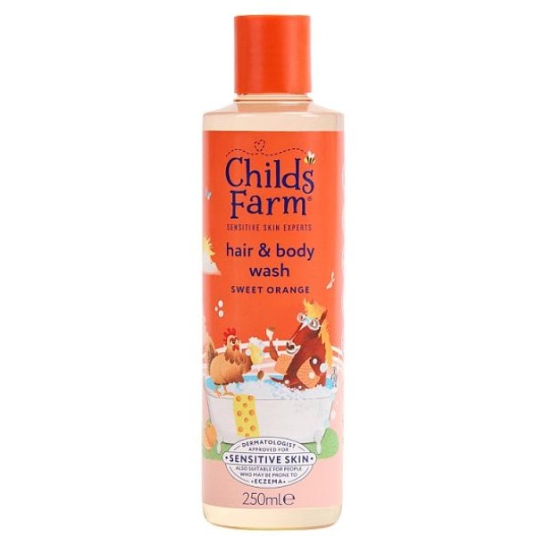 Childs Farm Hair & Body Wash, Sweet Orange 250Ml