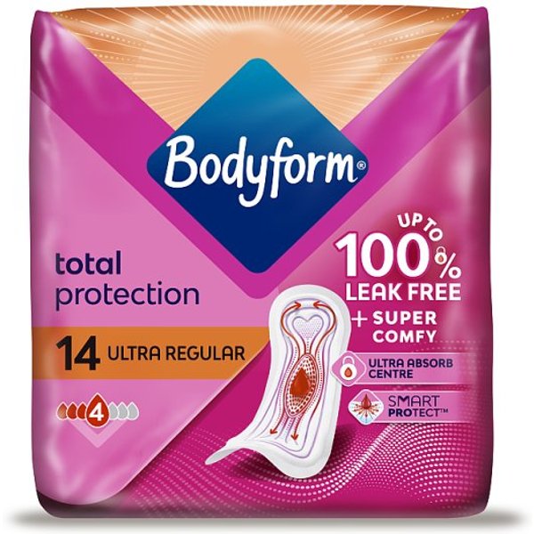 Bodyform Ultra Normal Sanitary Towels 14 pack