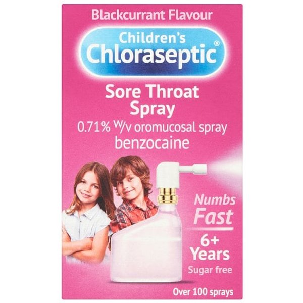 Childrens Chloraseptic Sore Throat Spray 15ml