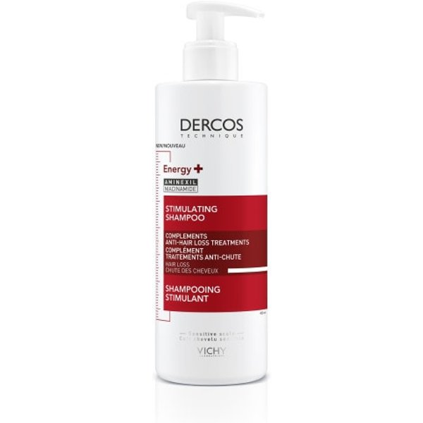 Vichy Dercos Anti-Hair Loss Shampoo for Weak Hair and Sensitive Scalps 390ml
