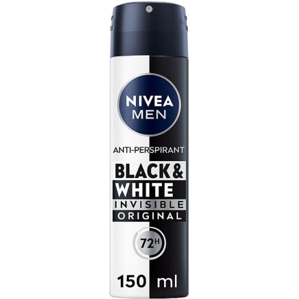 NIVEA MEN Black & White Anti-Perspirant Deodorant 150ml