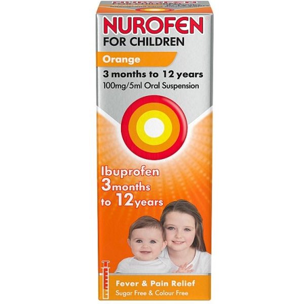 Nurofen For Children Oral Suspension 200 ml Orange