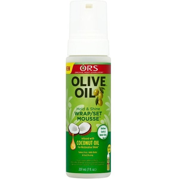 O.R.S Olive Oil Wrap and Set Hair Styling Mousse 207ml