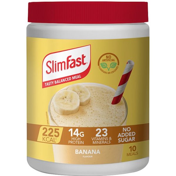 SlimFast Banana Meal Replacement Shake Powder 365g