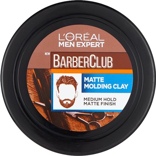L'Oreal Paris Men Expert Barber Club Matte Molding Hair Clay 75ml