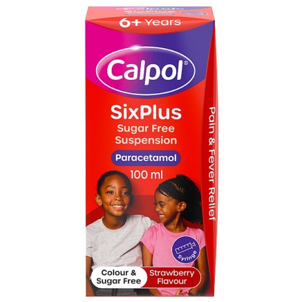 CALPOL 6+ FOR KIDS SUGARFEE 100ML