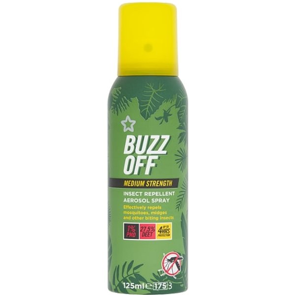 Superdrug Buzz Off Medium Strength Insect Repellent 125ml