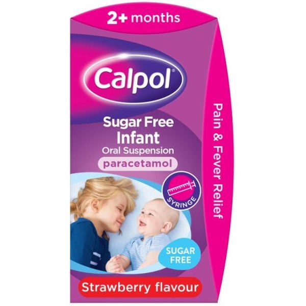 Calpol Infant 2+ Months Sugar & Colour Free Suspension 100ml