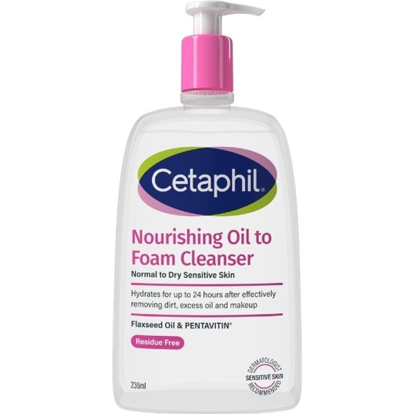 Cetaphil Nourishing Oil To Foam Cleanser 236ml