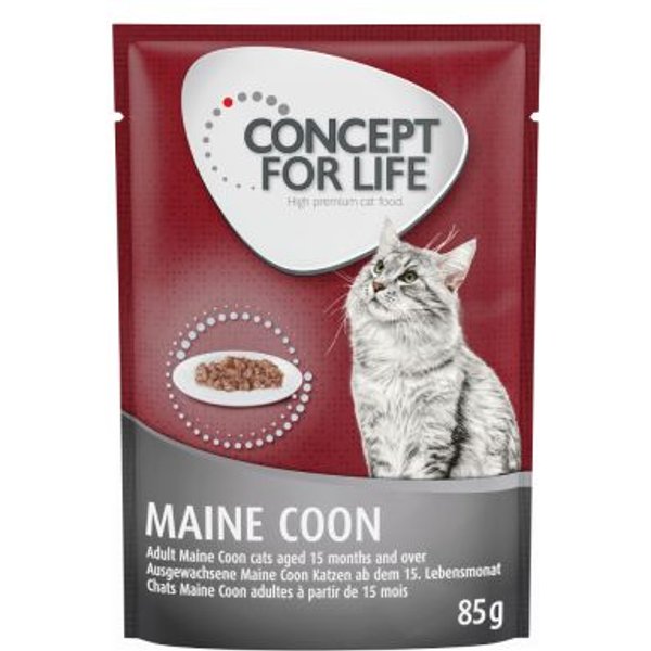 Concept for Life Maine Coon Adult en bolsitas - 24 x 85 g