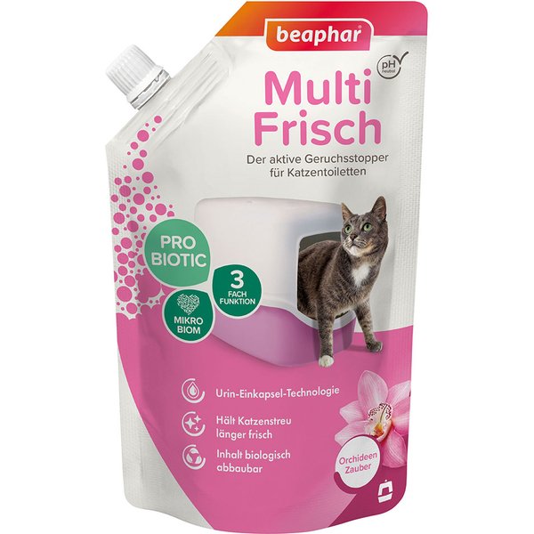 beaphar Multi Fresh desodorizante para areia Orquídea (2 x 400 g) - Pack económico