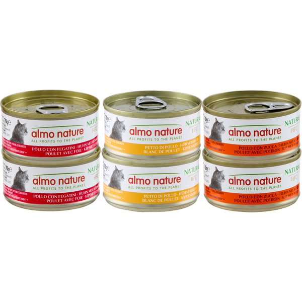 Almo Nature 12 x 70 g - Pack Ahorro - Pack mixto con pollo
