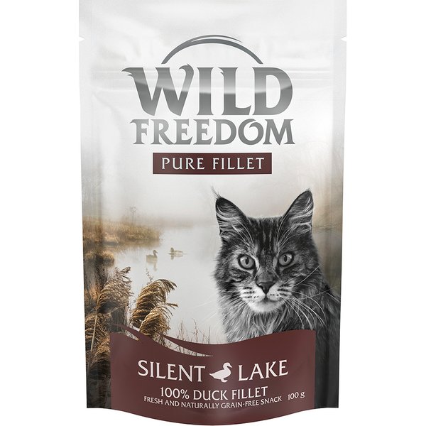 3x100g Wild Freedom Eendenfilet Filet Kattensnacks