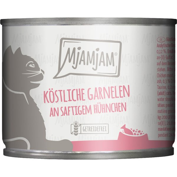 Voordeelpakket MjAMjAM 24 x 200 g - heerlijke garnalen met sappige kip