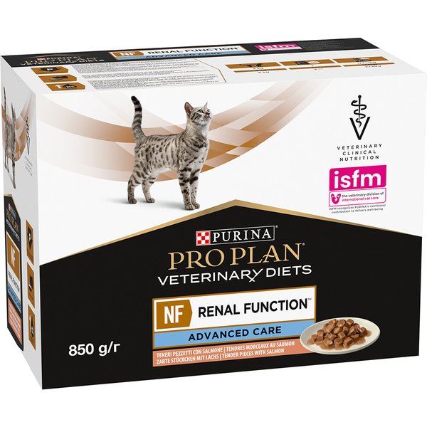 PURINA PRO PLAN Veterinary Diets Feline NF Advanced Care con salmón - 20 x 85 g - Pack Ahorro