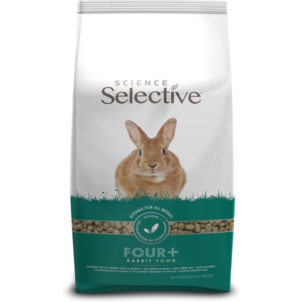 3kg Science Selective 4 + konijnenvoer
