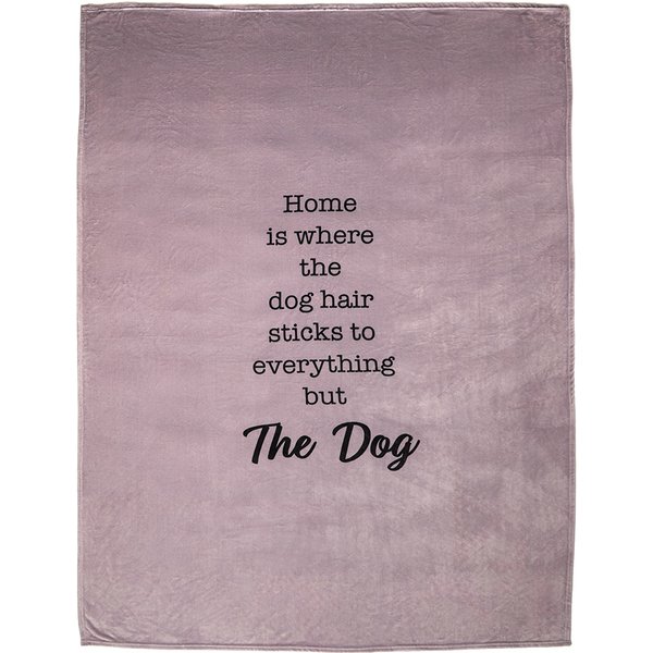 TIAKI hondendeken "Home" taupe 75x100cm voor honden & Hondenliefhebbers