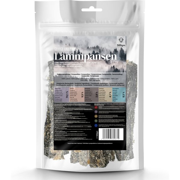 500g George & Bob's lams pens hondensnacks