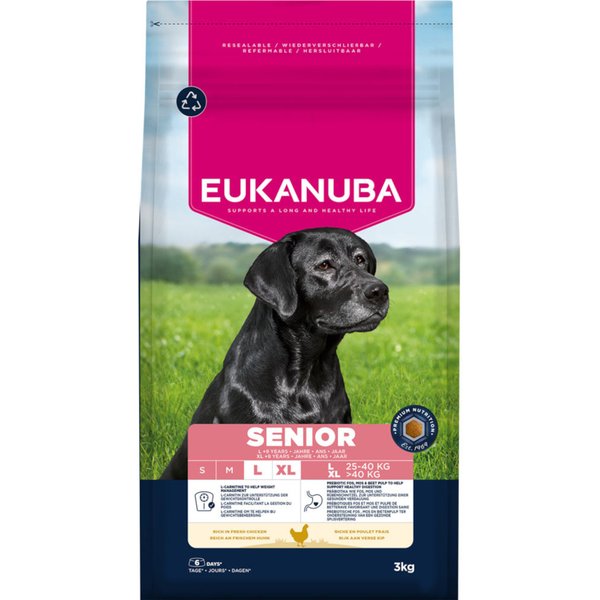 Eukanuba Premium Nutrition Senior Large & Giant Breed Frango - 3 kg