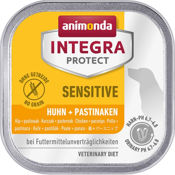 24x150g Protect Sensitive Schaaltje Kip + pastinaak animonda Integra Hondenvoer