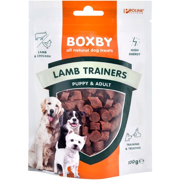 3x100g Lamb Trainers Boxby Hondensnacks