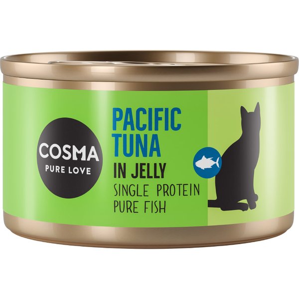 6x85g Pacifische Tonijn in Gelei Cosma Original Kattenvoer