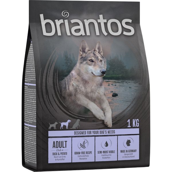 Briantos Adult pato e batata - SEM CEREAIS - 4 x 1 kg