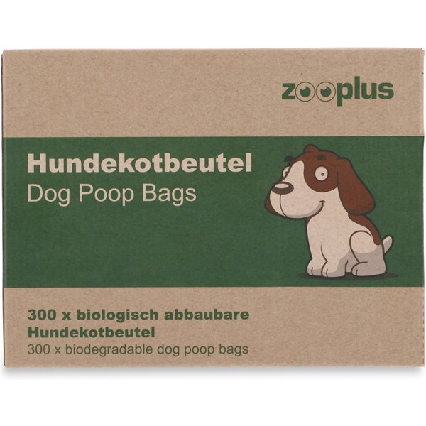 Sacos biodegradáveis para dejetos de cães - 20 rolos com 15 sacos cada