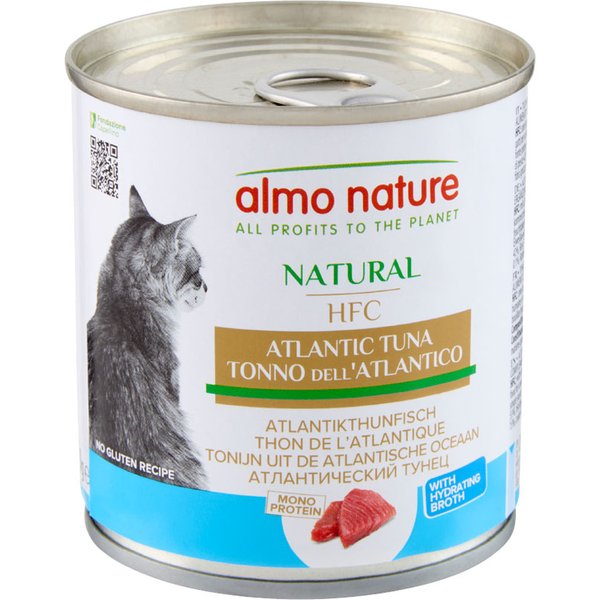 24x280g Atlantische Tonijn Almo Nature HFC Natural Kattenvoer