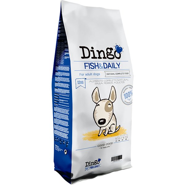 12kg Dingo Vis & Daily Droogvoer voor honden