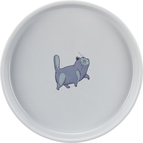 Trixie Keramische Voerbak Plat en Breed 600ml, Ø23cm Katten