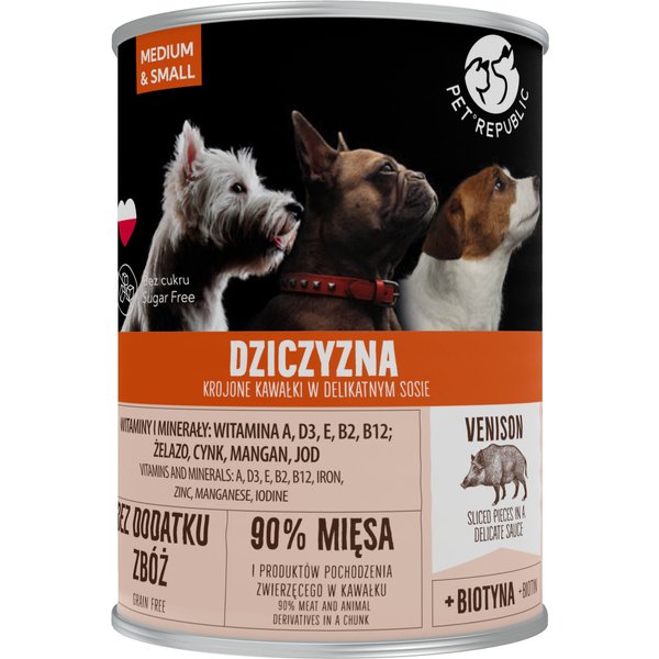Voordeelpakket: 20x400g Pet Republic Adult in Saus Wild nat hondenvoer