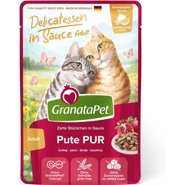 GranataPet Delicatessen em molho 12 x 100 g - Peru Pur