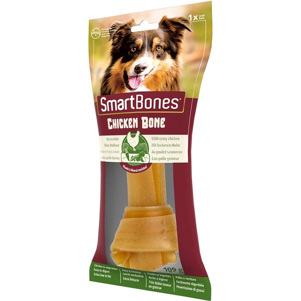 SmartBones ossos de frango para cães grandes - Pack económico: 3 uds. (327 g)