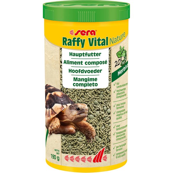 Sera Raffy Vital Nature para tartarugas - 1000 ml