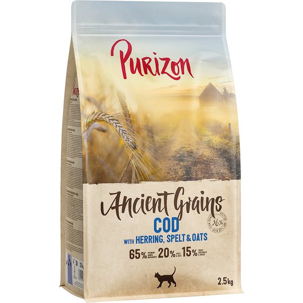 Purizon Adult bacalao - cereales ancestrales - 2,5 kg
