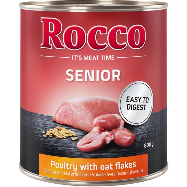 Rocco Senior 6 x 800 g - Ave y copos de avena
