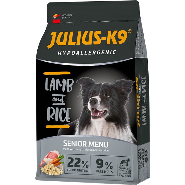 JULIUS-K9 High Premium Senior/Light hipoalergénico con cordero - 12 kg