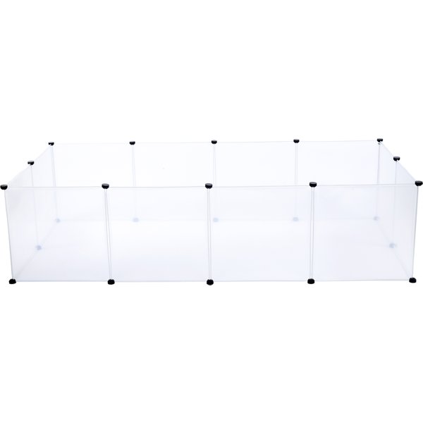 Parque de plástico para cachorros TIAKI - 12 painéis (L 50 x A 50 cm)