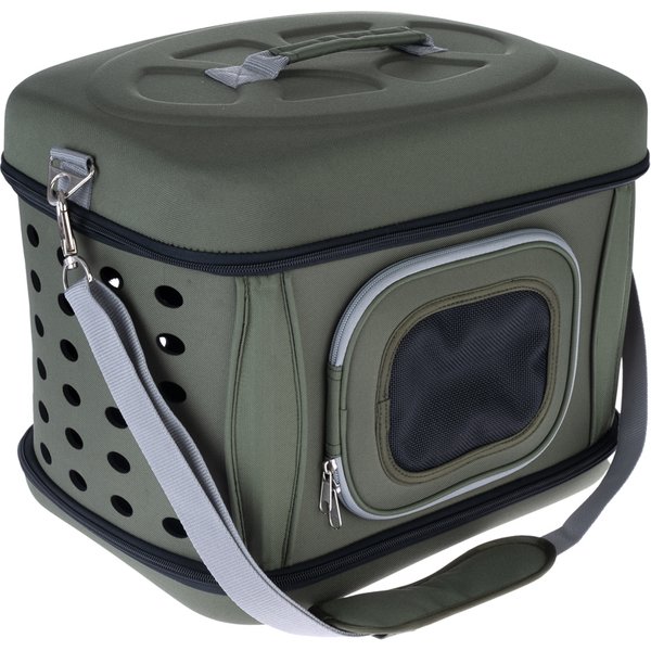 Bolso de transporte plegable para mascotas - Verde: 42 x 32 x 30 cm (L x An x Al)