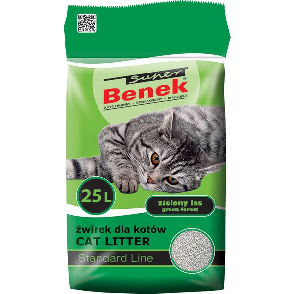 Super Benek Green Forest - Dubbelpak 2 x 25 l (40 kg)